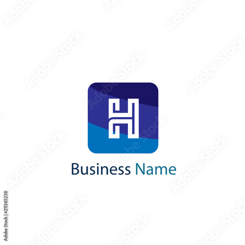 Letter H Logo Template Design