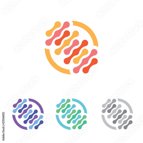 DNA Abstract Symbol Genetic Biotech