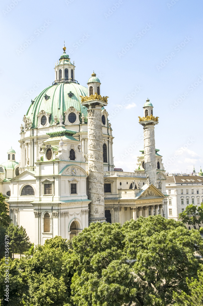 Vienna, Karlskirche, Austria