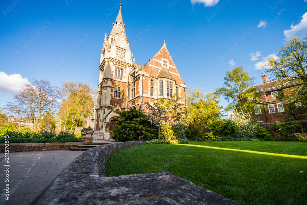 Fototapeta premium Old library in Cambridge, England