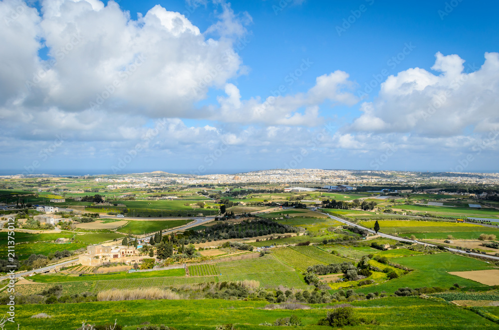Valetta view from Medina, Malta