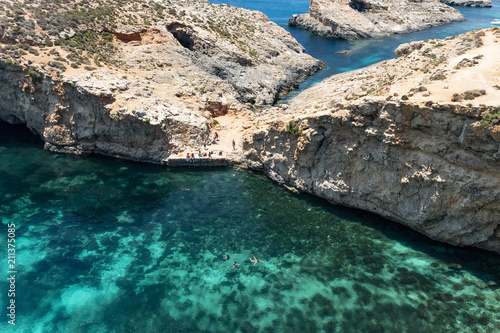 Cliff jump Malta
