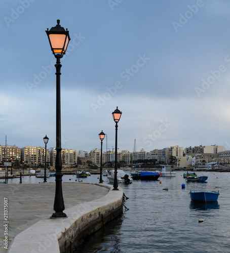 Spinola bay, Malta, St. Julian photo