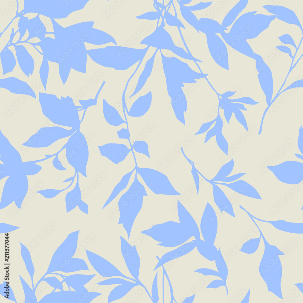 Elegance seamless leaves pattern Elegance seamless leaves pattern