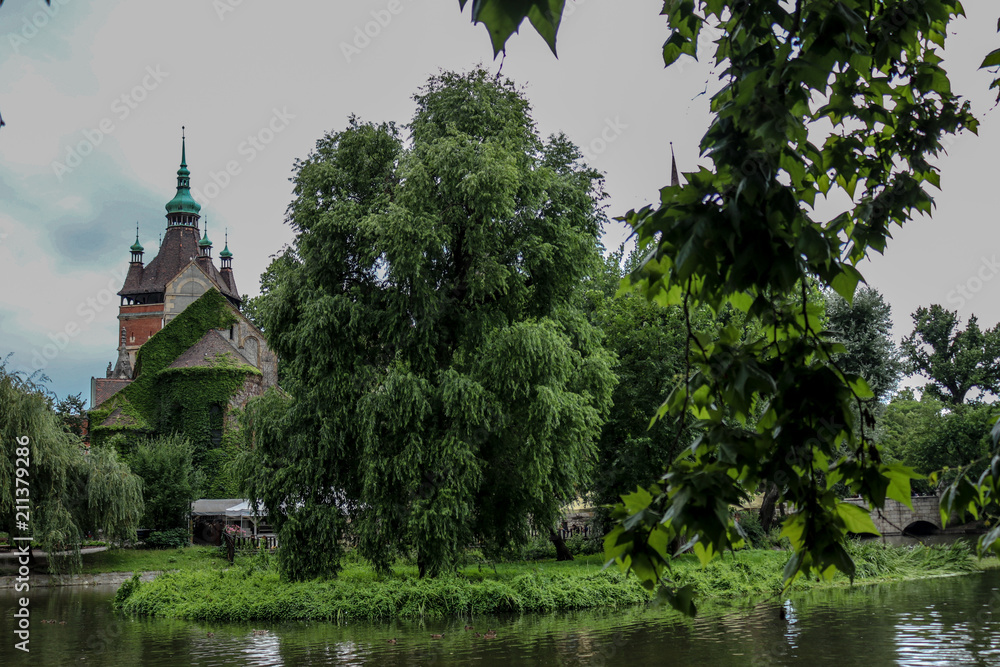 Varosliget park, at Budapest