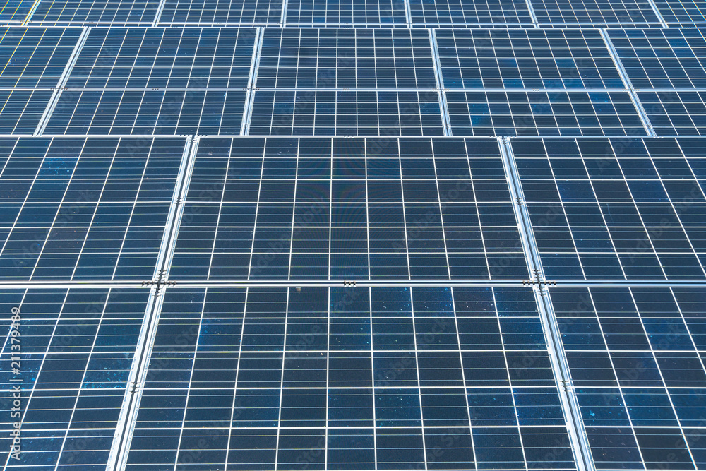 ビル屋上の太陽光発電パネル4 ビル屋上の太陽光発電パネル4