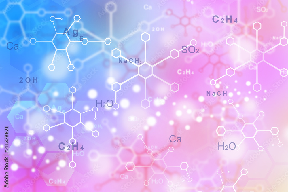 Abstract Molecules. science and technology background Abstract Molecules. science and technology background