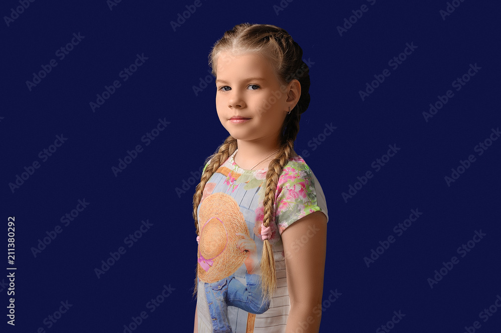 Portrait of a smart girl Portrait of a smart girl