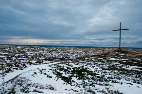 North of Norway, Finnmark, Situated at the northernmost part of continental Europe photo