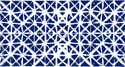 Geo Pattern, Japanese Kimono Female Organic Texture. Wabi Sabi, Tie Dye, Ikat Traditional Pattern. Trendy Cool Asian Boho Geo Pattern Fashion Summer Background Retro Vintage Minimal Kimono Texture