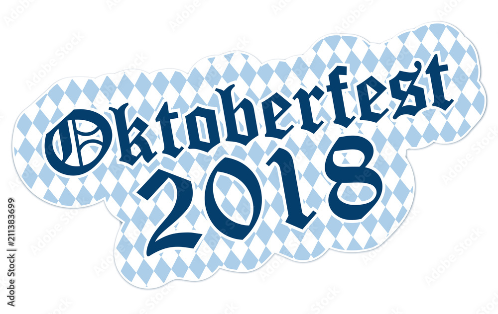 Patch with text Oktoberfest 2018 Patch with text Oktoberfest 2018
