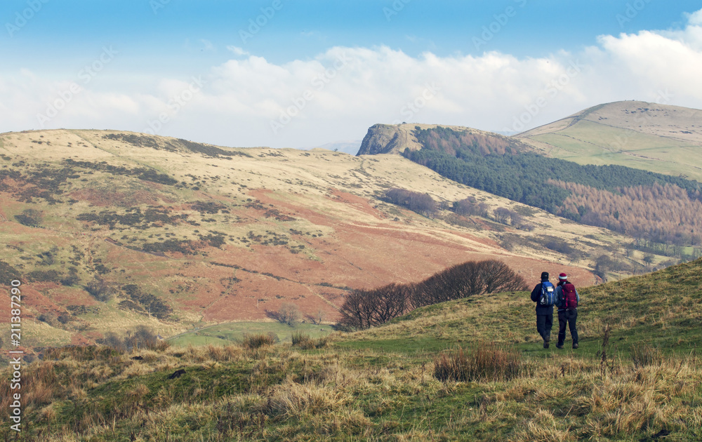 Obraz premium Walking in the countryside in the UK