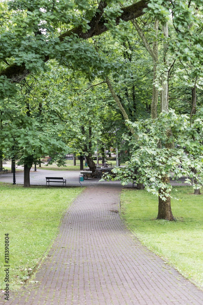 Obraz premium Vrnjacka banja park