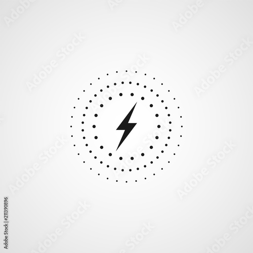 Wireless charging. Vector icon