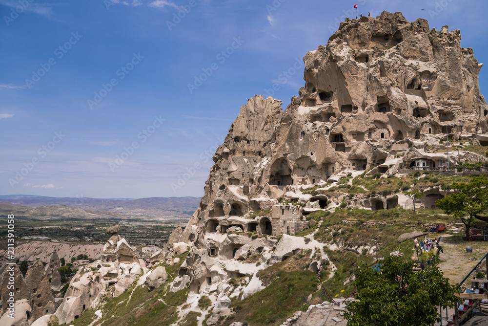 Fototapeta premium Uchisar Castle in Cappadocia.