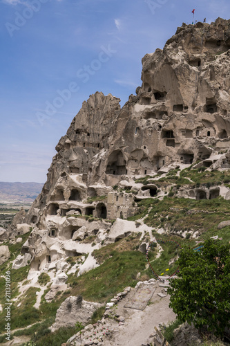 Uchisar Castle in Cappadocia. © Oleksandr