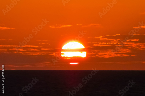 Ocean, Cuba, Varadero, sunset