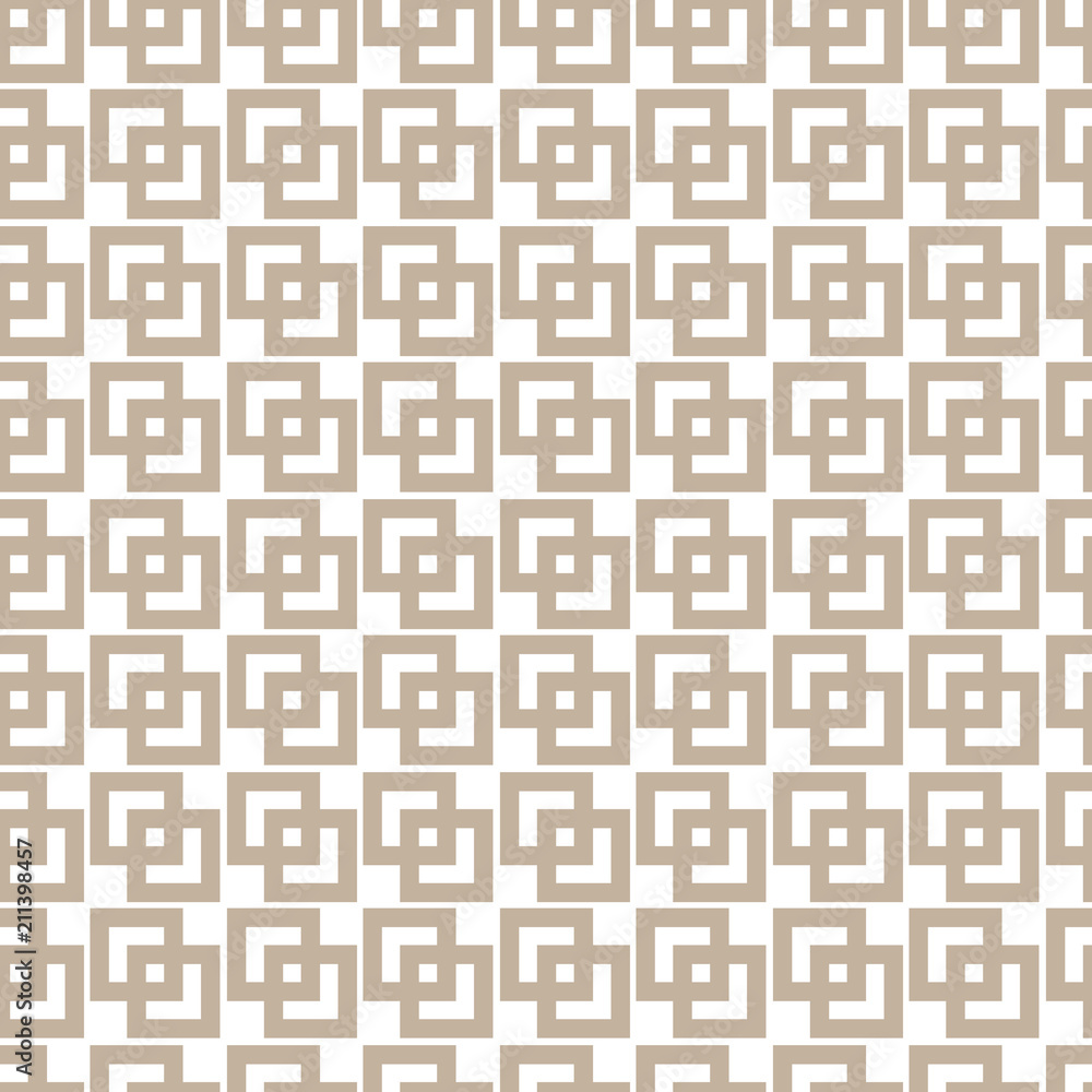 Geometric rectangle gold line abstract seamless pattern. Monochrome chain simple vector texture. Geometric rectangle gold line abstract seamless pattern. Monochrome chain simple vector texture.
