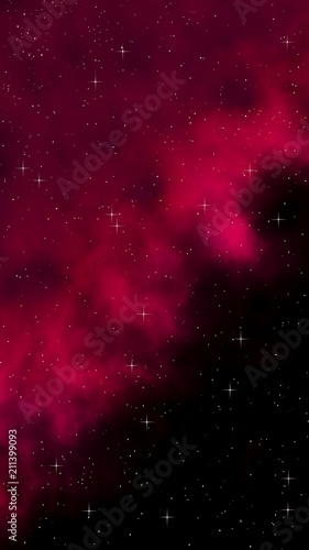 Photo Colorful and beautiful space background