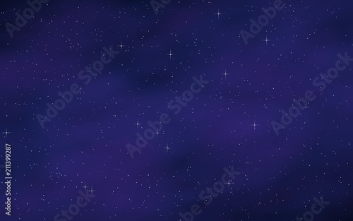 Colorful and beautiful space background. Outer space. Starry outer space texture. 3D illustration