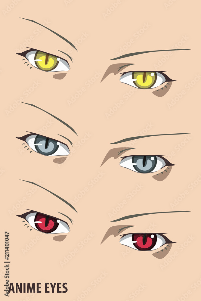 Detailed Step-by-Step: How to Draw Male Anime Eyes