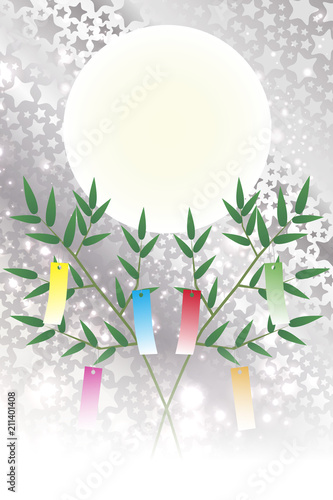 #Background #wallpaper #Vector #Illustration #design #Image #Japan #china #Asia #free_size #背景 #壁紙 #ベクター #イラスト #無料 #無料素材 #バックグラウンド #フリー素材 #和風素材 #日本 背景壁紙,和風素材,七夕飾り,祭り,伝統,短冊,笹の葉,初夏の行事,星屑,天の川,星屑,キラキラ,七月