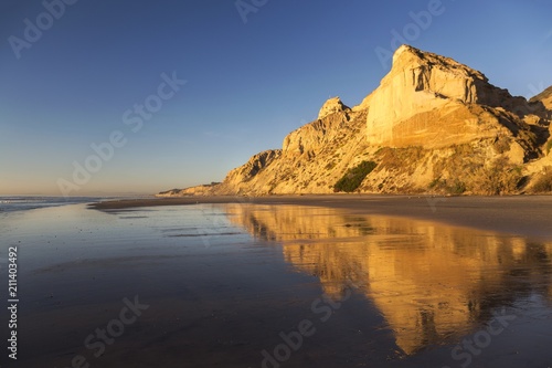 Фотография Eroded Sandstone California Cliffs and Torrey Pines State Beach Landscape Scenic