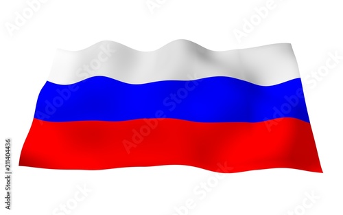 Free Download Waving flag of the Russian Federation. The National. State symbol of the Russian - GFXLoad