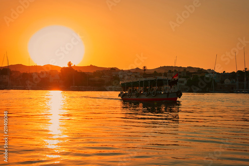 An evening cruise watching the sunset over the Nile © MaruokaJoe