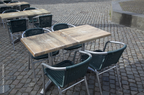 Cafe Table and Chairs, Copenhagen photo