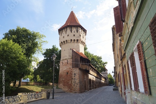 The Carpenters' Tower (Turnul Dulgherilor), Sibiu, Transylvania, Romania 