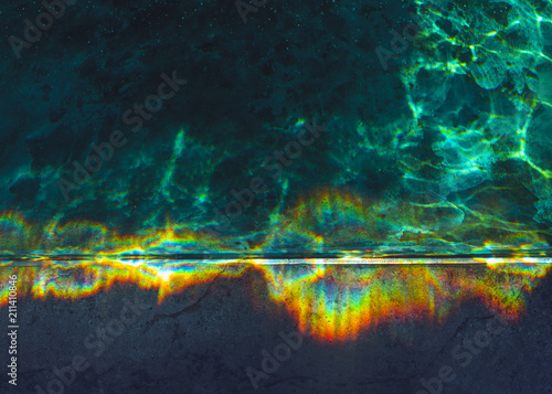 texture d'acqua astratto smeraldo