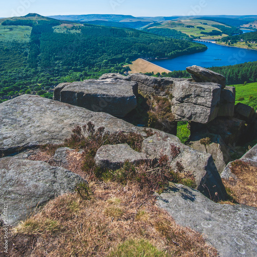 Looking towards the reservoir.