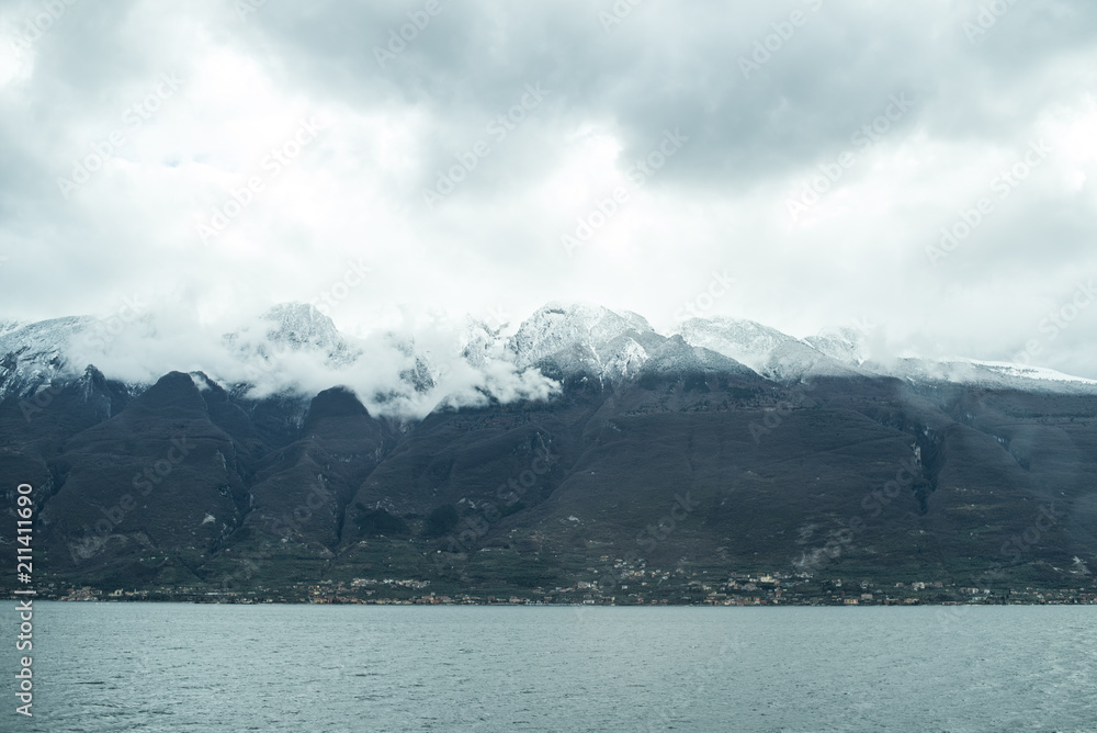 Lago di Garda. Water surface.