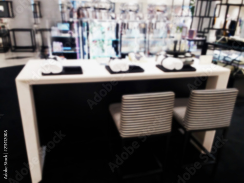 blurred photo, Blurry image,People shopping in Department Store, background