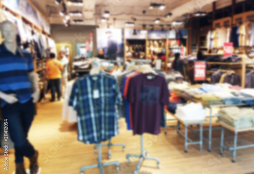 blurred photo, Blurry image,People shopping in Department Store, background