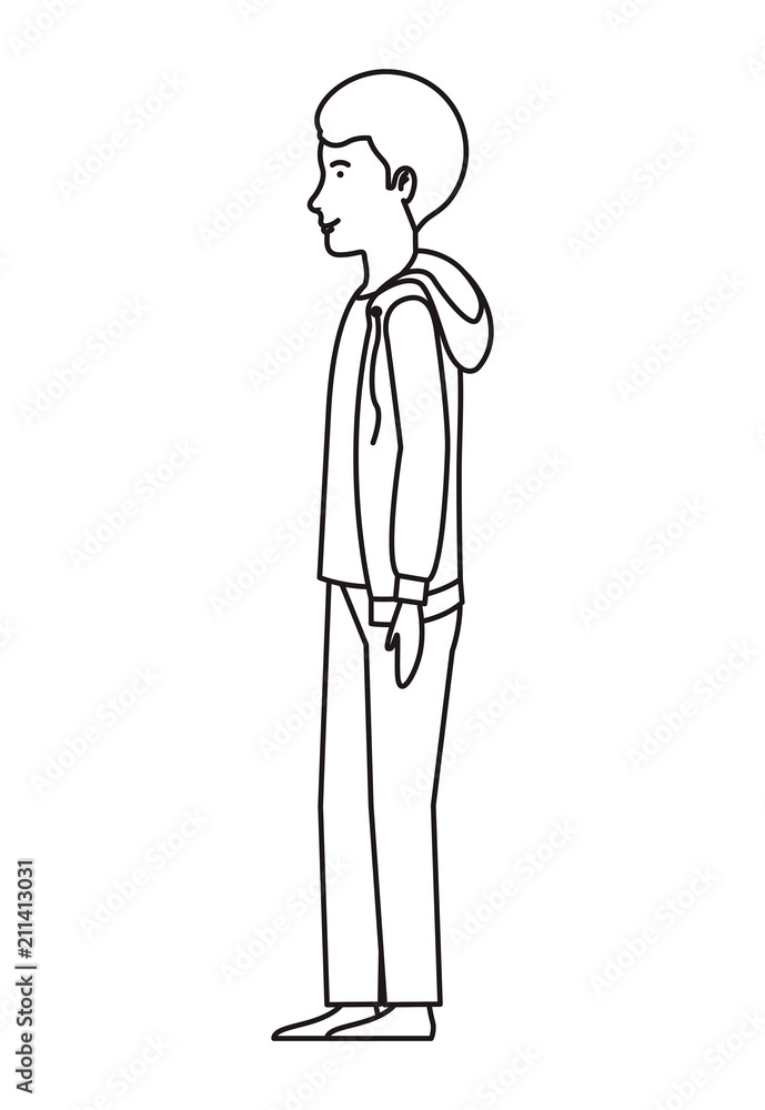young man avatar character vector illustration design young man avatar character vector illustration design