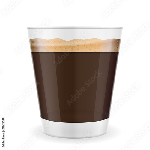 Cup of espresso coffee