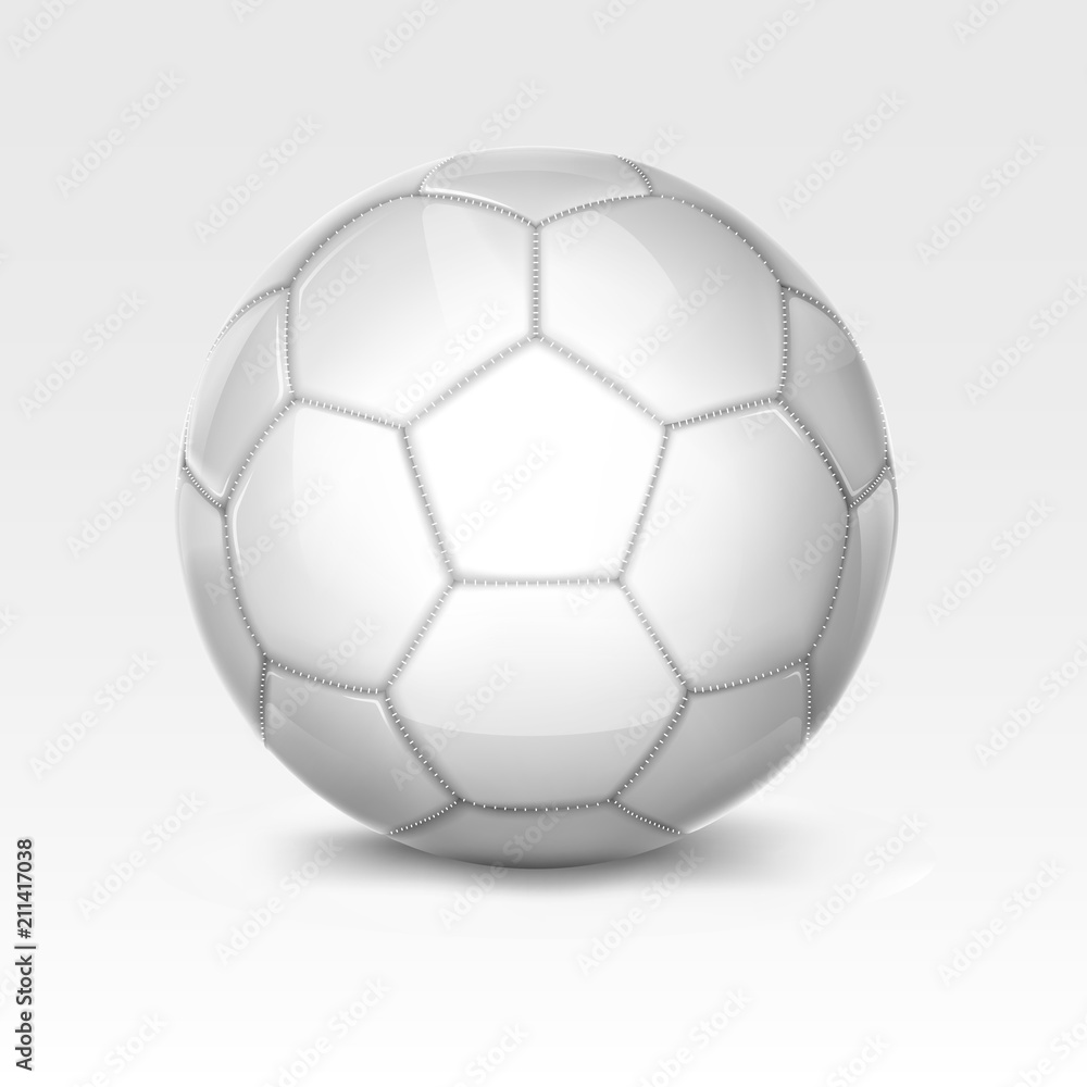 White soccer ball