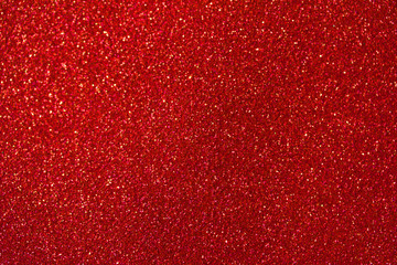 Beautiful red glitter macro abstract background with bokeh