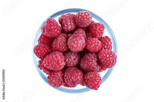 berries raspberries in a plate