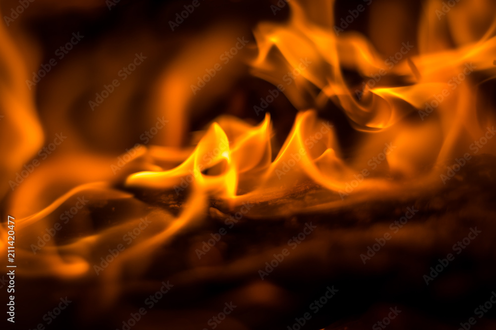 Naklejka premium Sparks and Flames