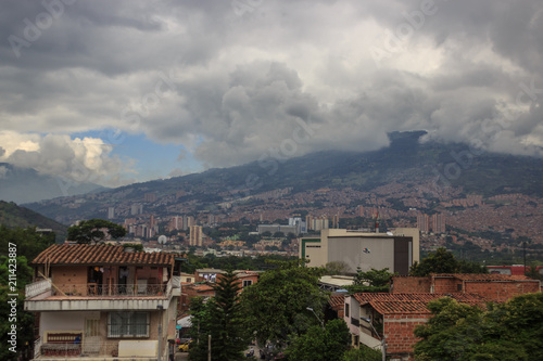 Aerial view on medellin, colombia © Mira