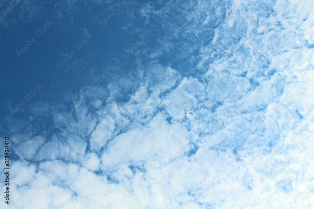 Beautiful natural cirrus clouds. Wonderful sky. Background. Landscape. Beautiful natural cirrus clouds. Wonderful sky. Background. Landscape.