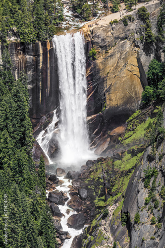 Vernal Falls from Washburn Point - Yosemite National Park, California, USA