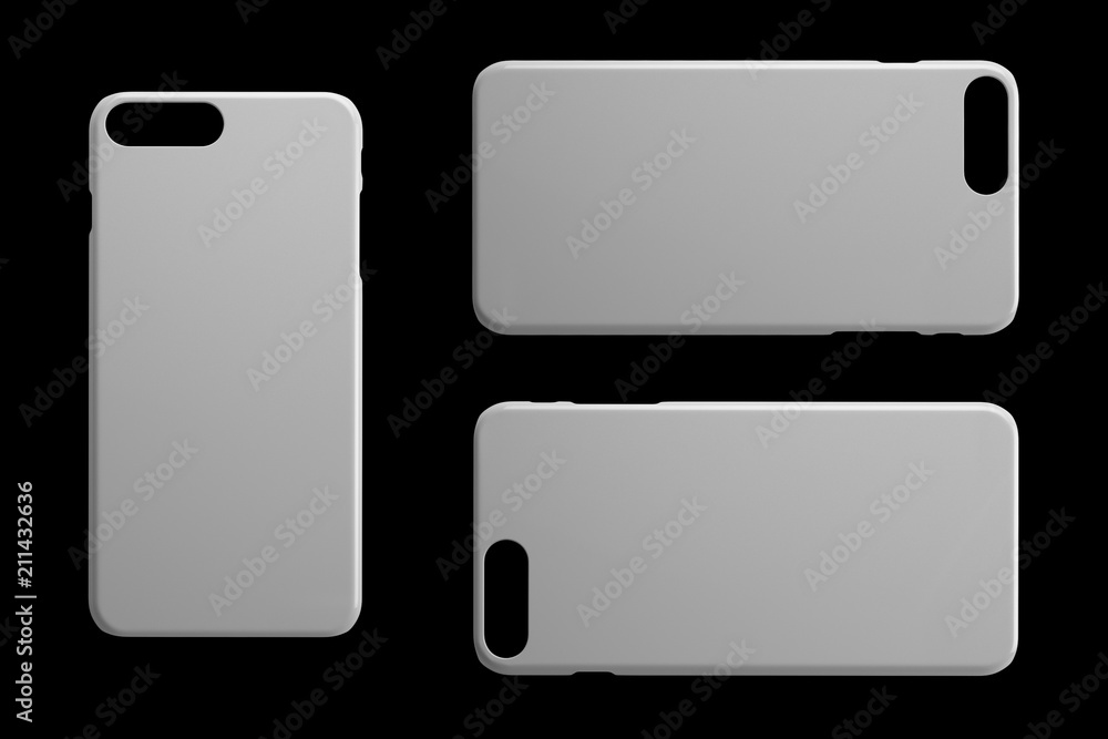 Phone case on a black background Phone case on a black background