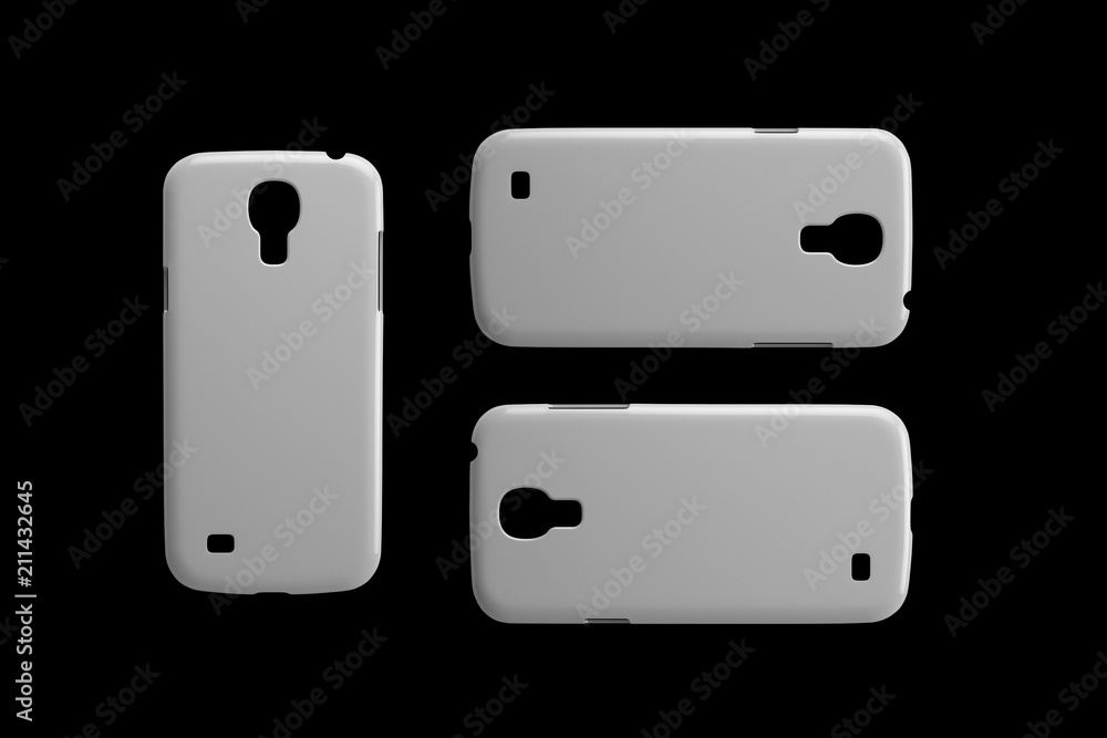 Phone case on a black background Phone case on a black background