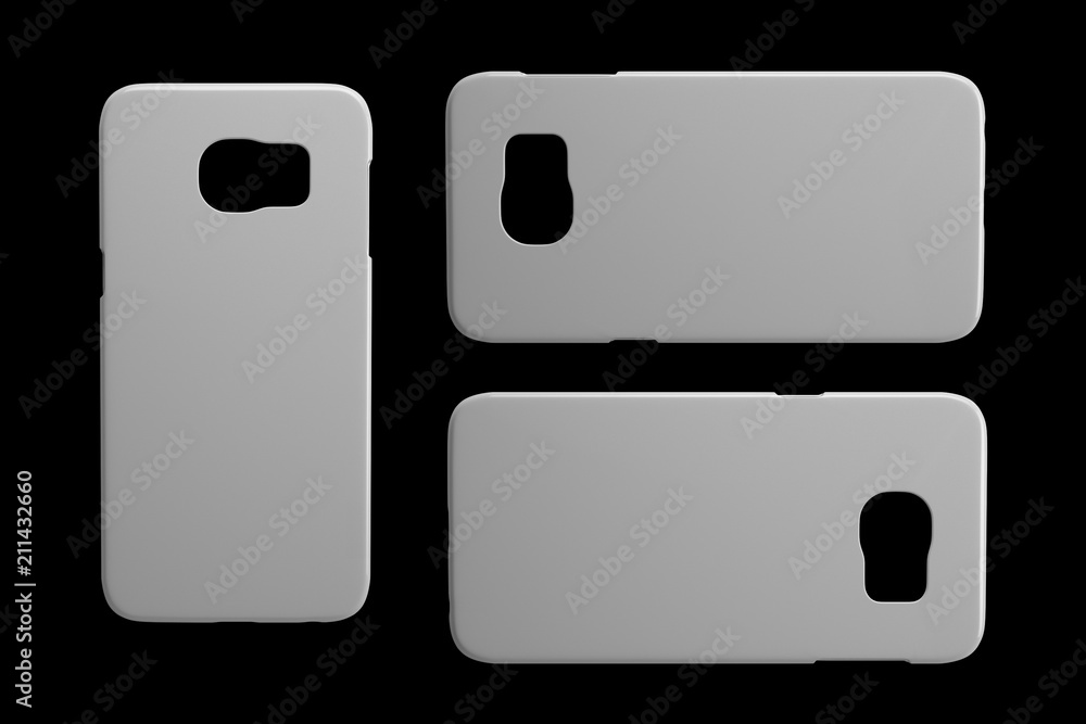 Phone case on a black background Phone case on a black background