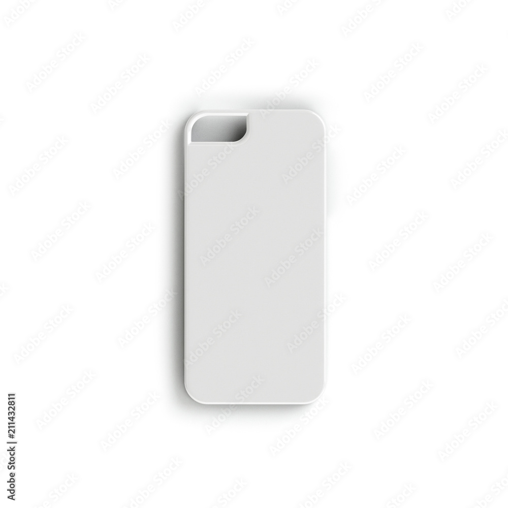 Blank Phone case on a white background Blank Phone case on a white background