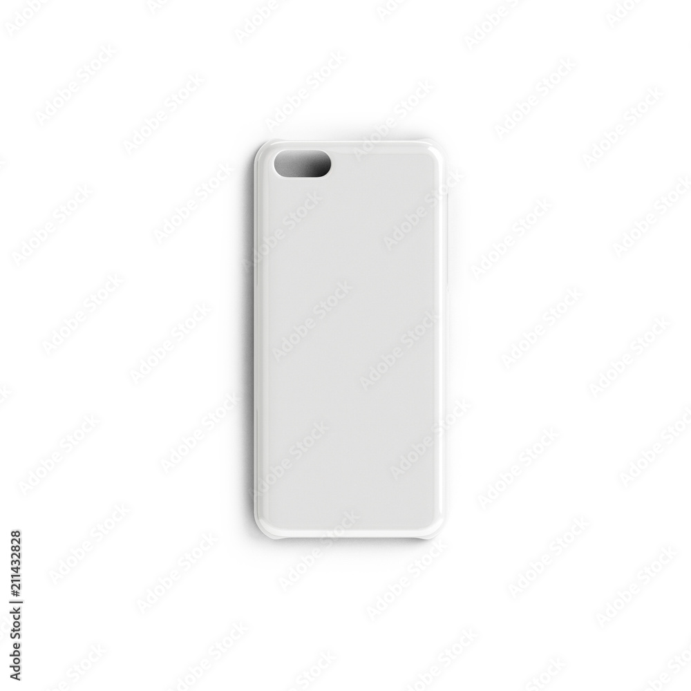 Blank Phone case on a white background Blank Phone case on a white background